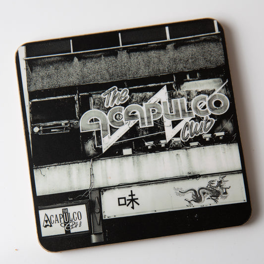 Acapulco Halifax coaster 2 - Monochrome