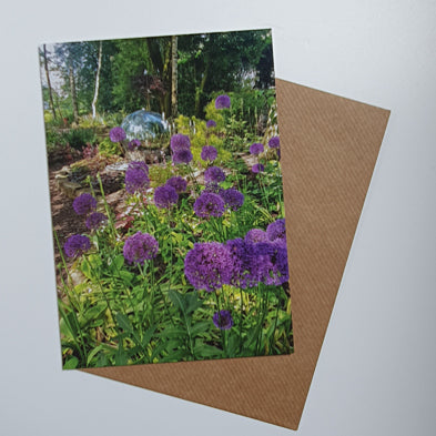 Crag House Farm Alliums art card