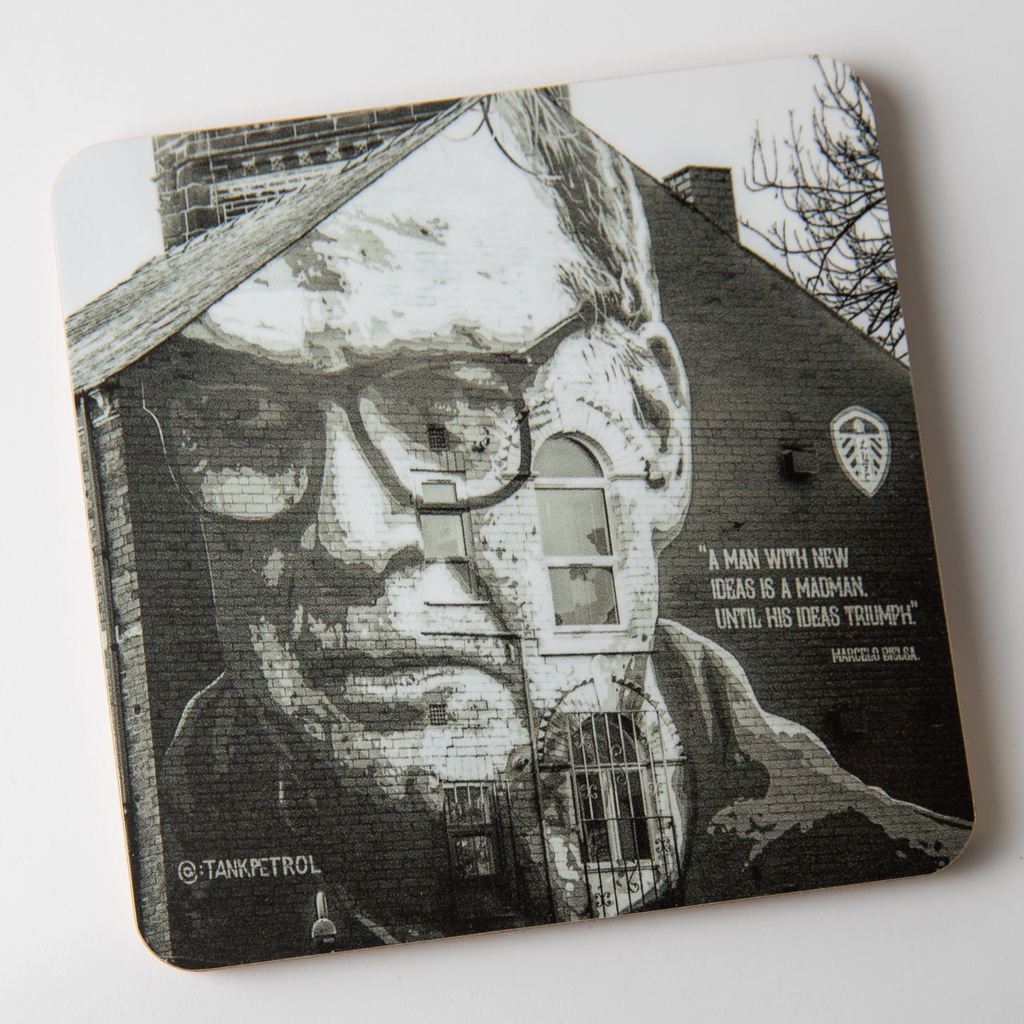 Bielsa Mural Leeds United Coaster