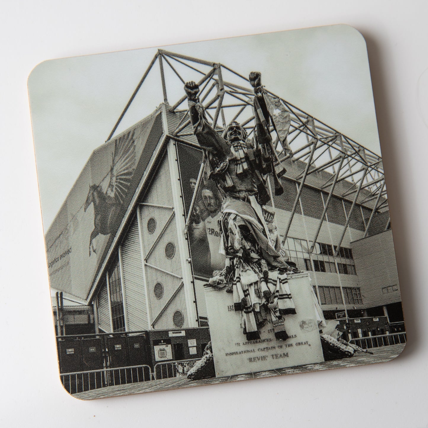 LUFC Coaster - Leeds United Billy Bremner mono coaster