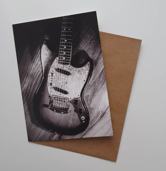 Fender 1972 guitar art card