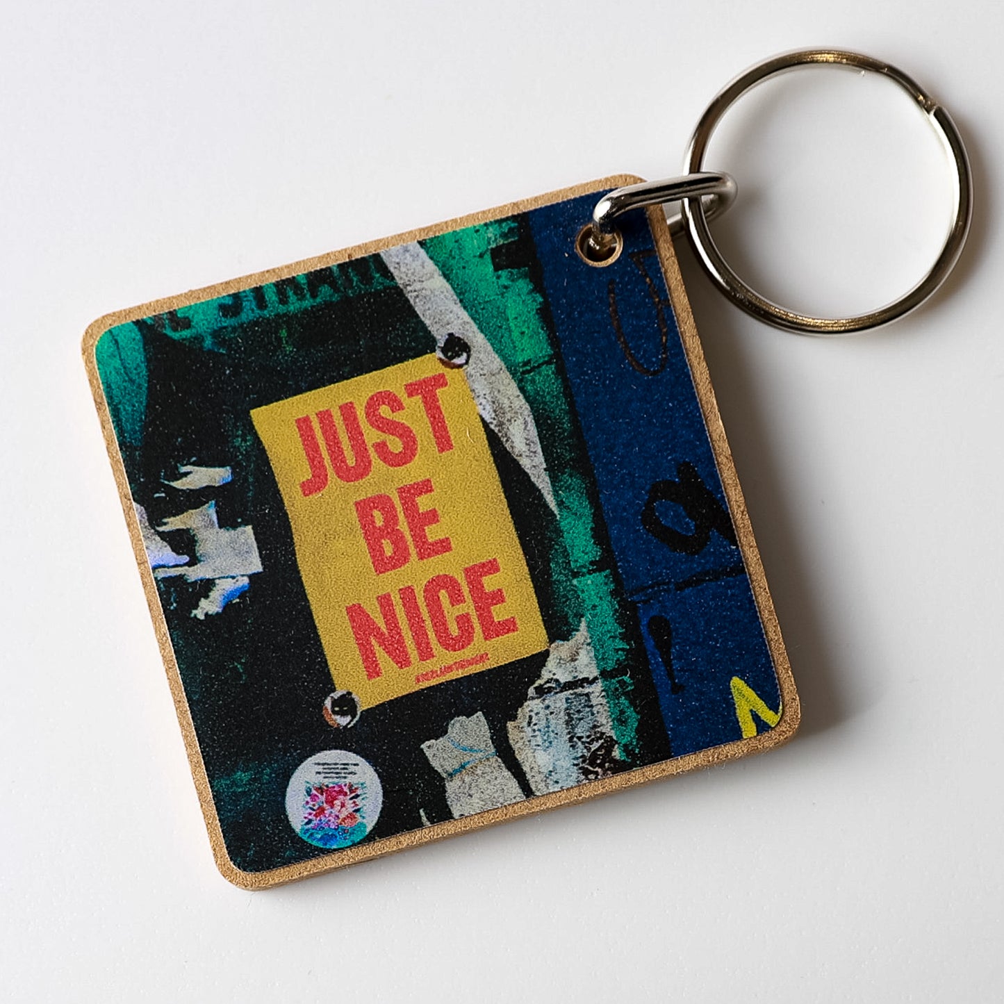 Just Be Nice Keyring