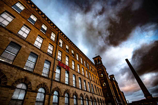 Salts Mill Winter Skyline