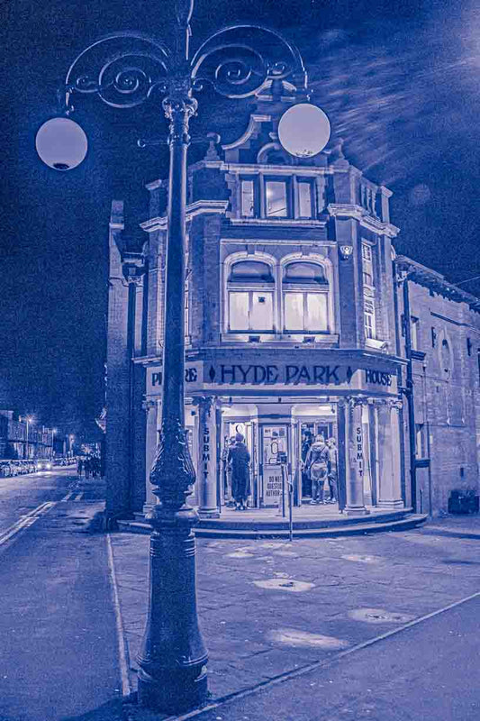 Hyde Park picture house Blue