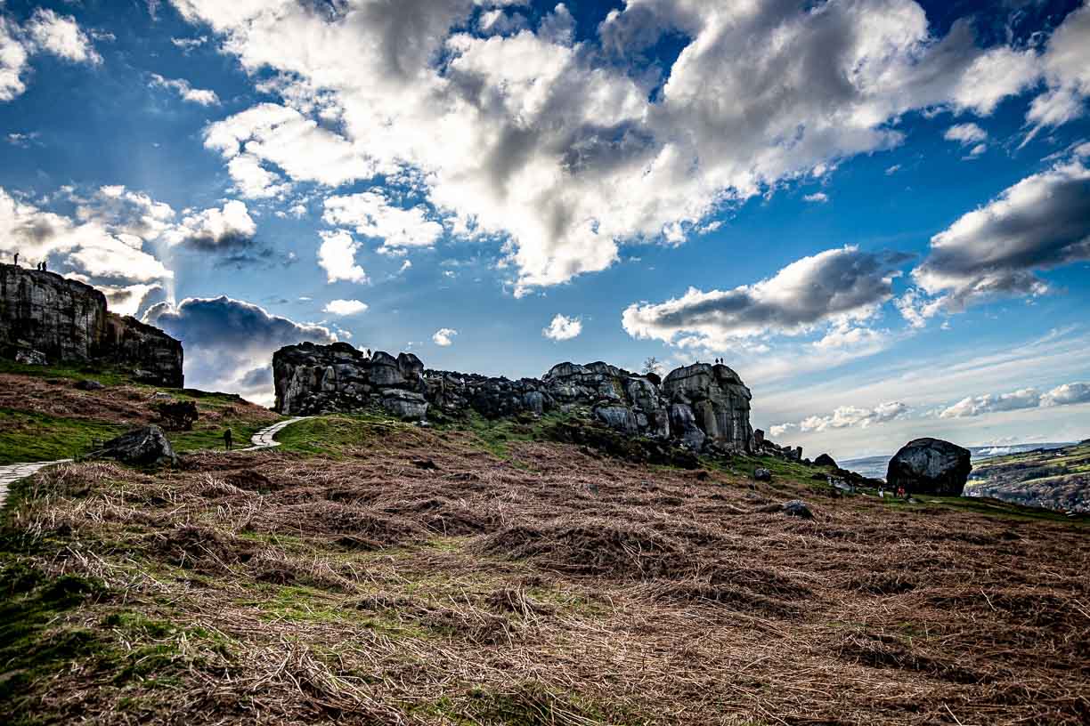 Ilkley Moor Spring light