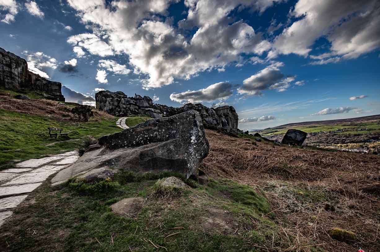 Ilkley Moor Spring Light