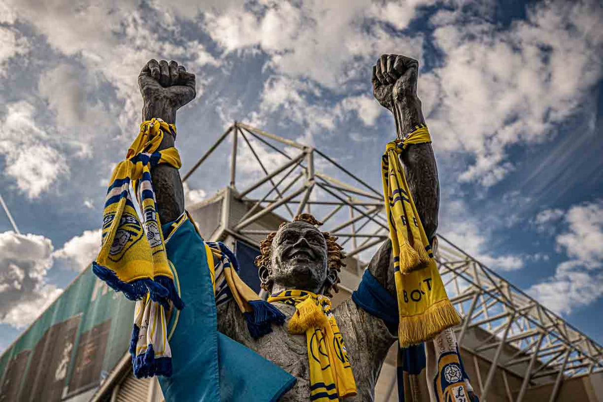 Billy Bremner statue print, Elland Road, Leeds