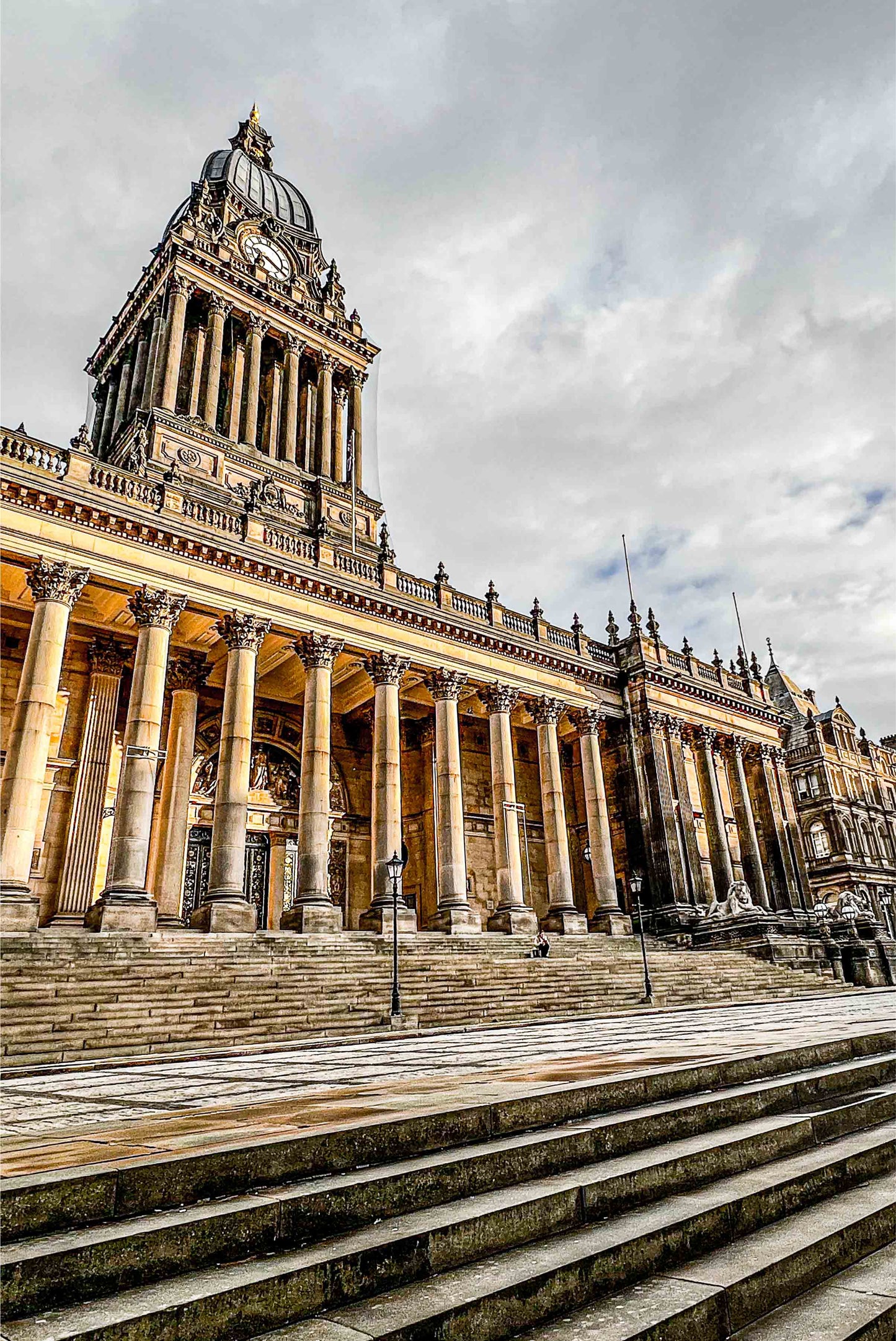 Leeds Town Hall Golden print