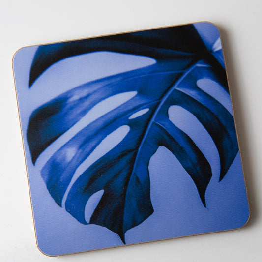 Monstera Blue coaster