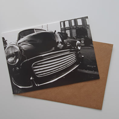 Morris Minor art card