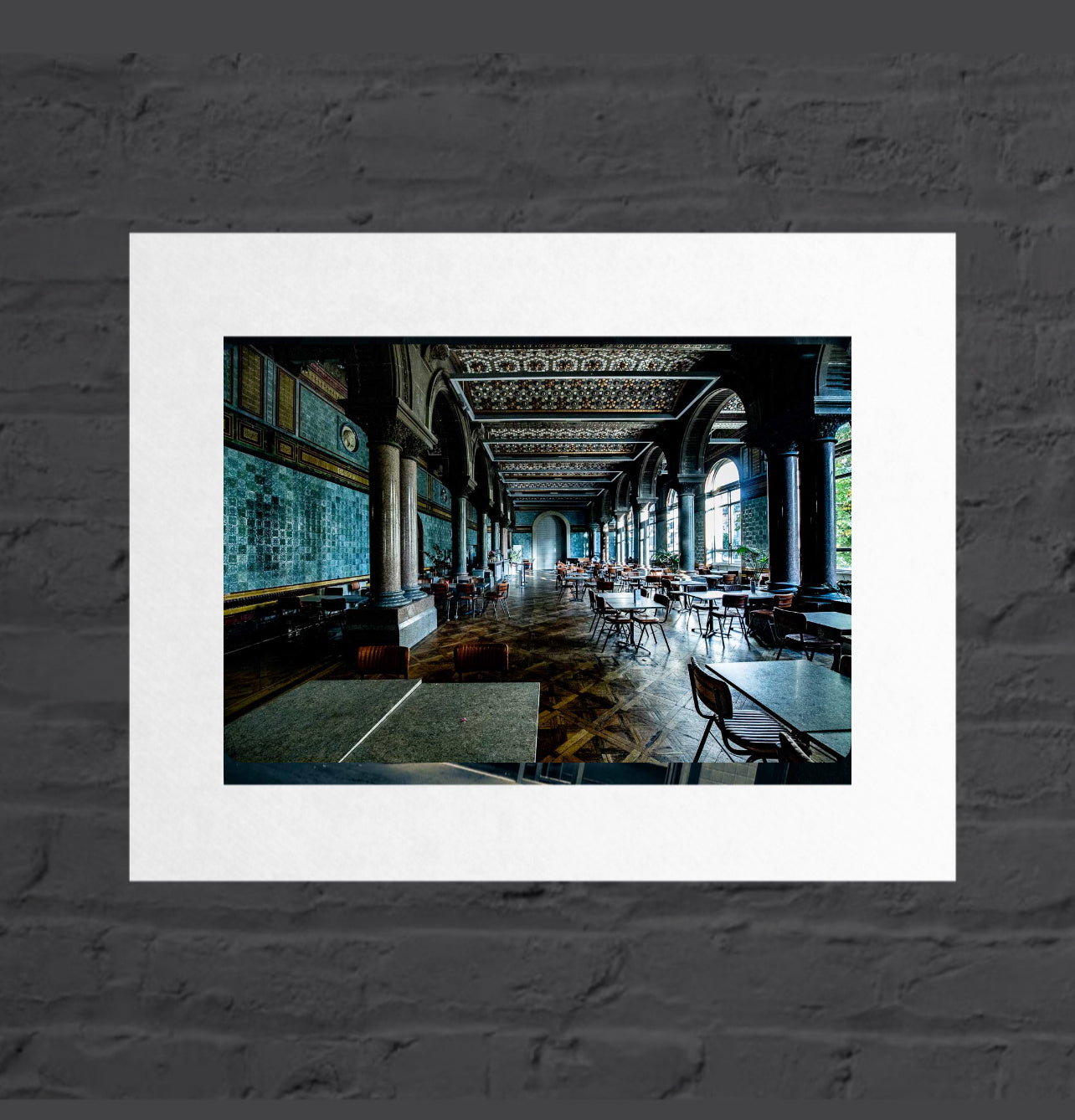 Tiled Hall Cafe Autumn Light