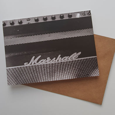 Marshall Amp art card
