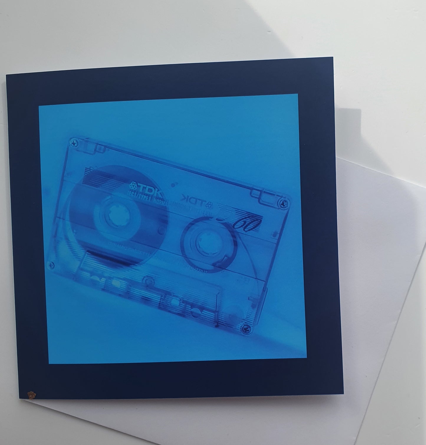 Retro Tape Blue card