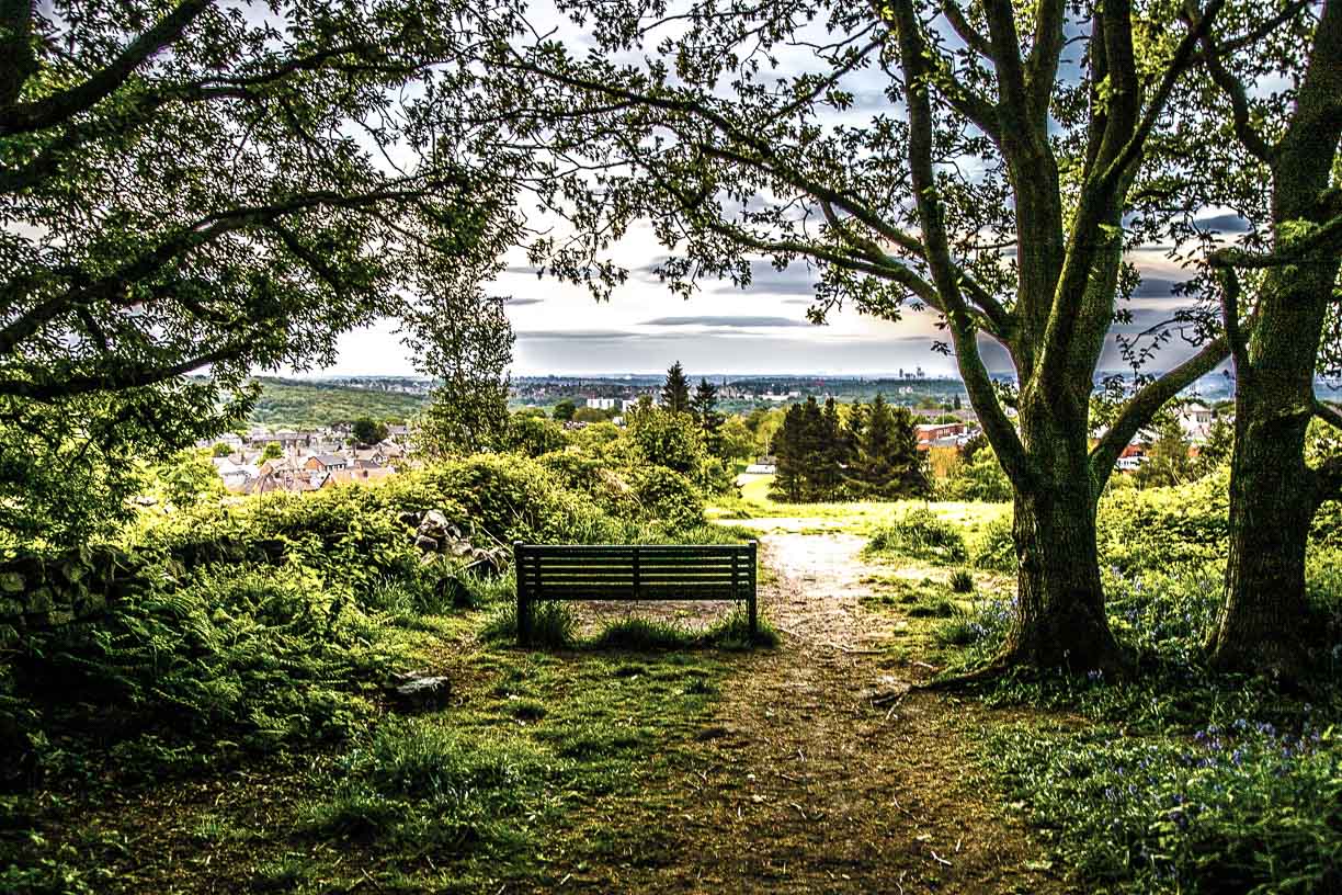 Hunger Hills, Horsforth print