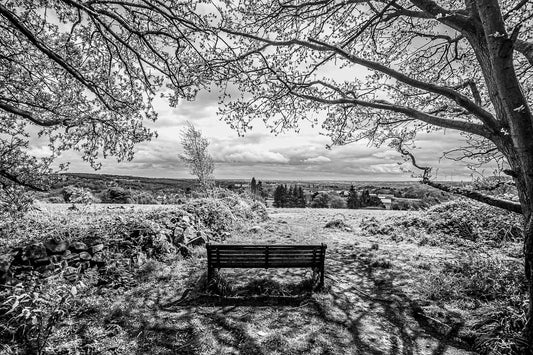 Hunger Hills Horsforth Monochrome print