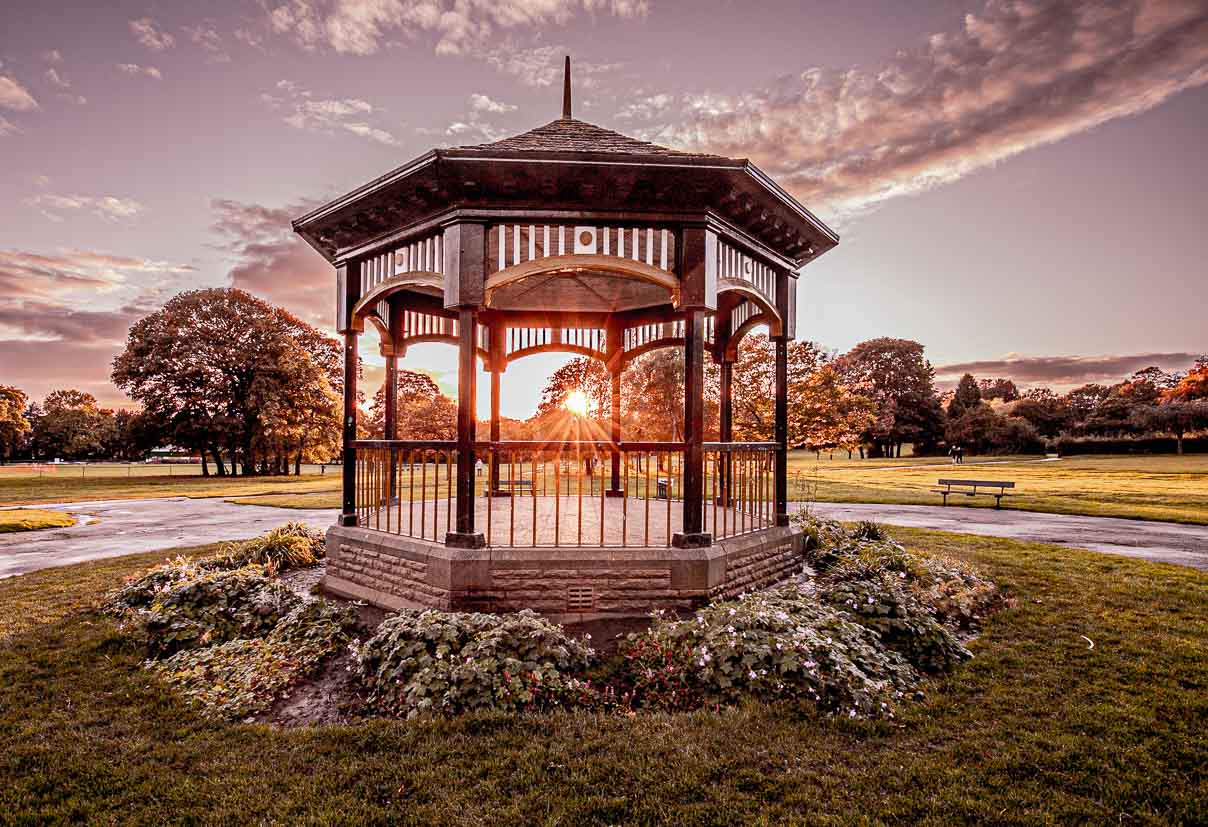 Horsforth Bandstand print