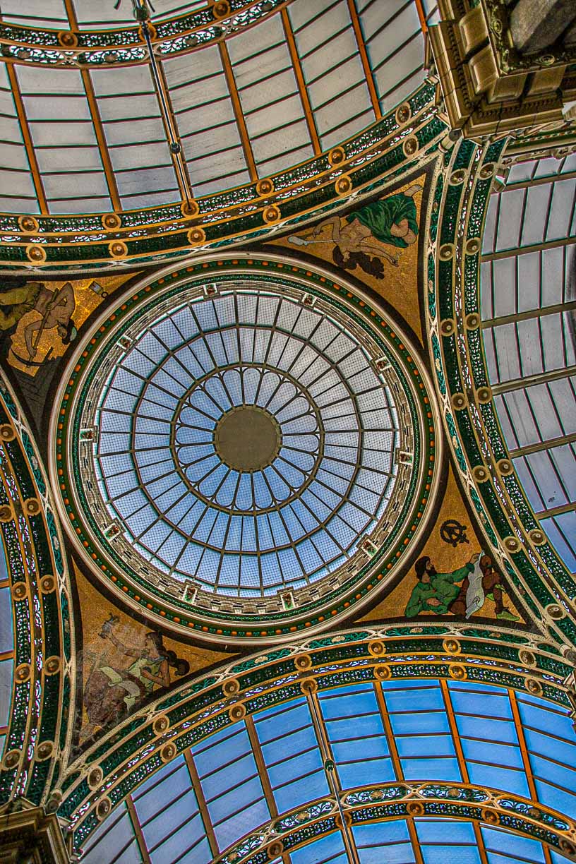 County Arcade Roof print