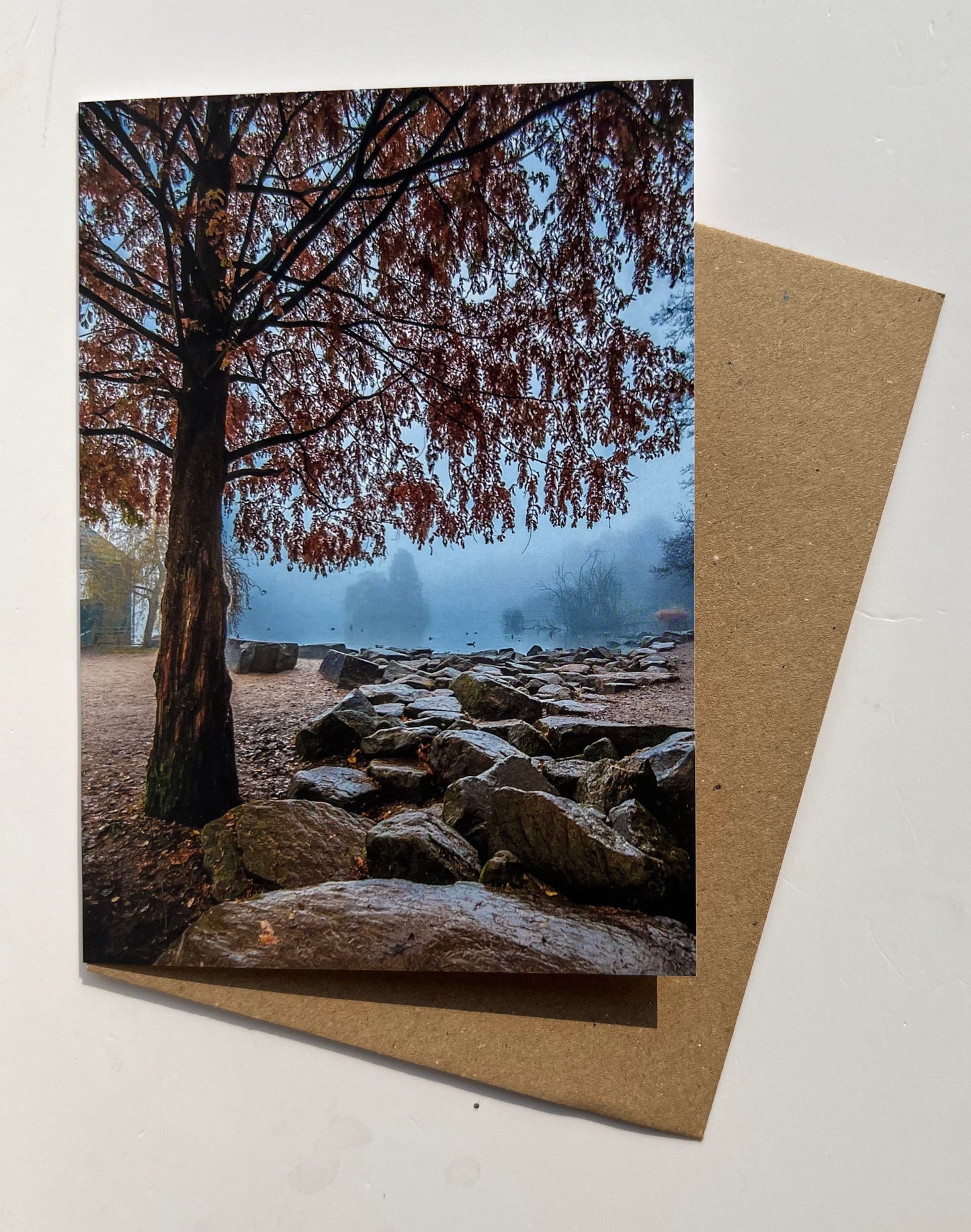 Golden Acre Lake art card