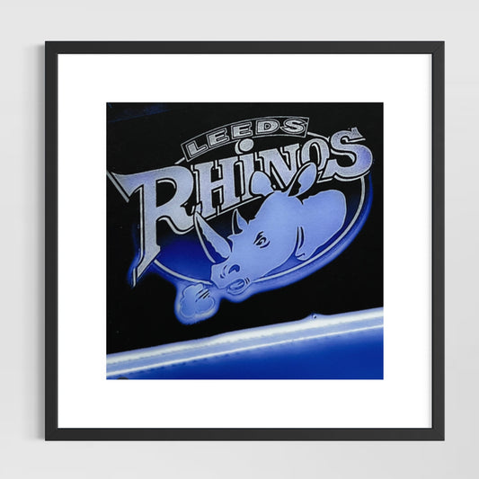 Leeds Rhinos Headingley Stadium print Blue