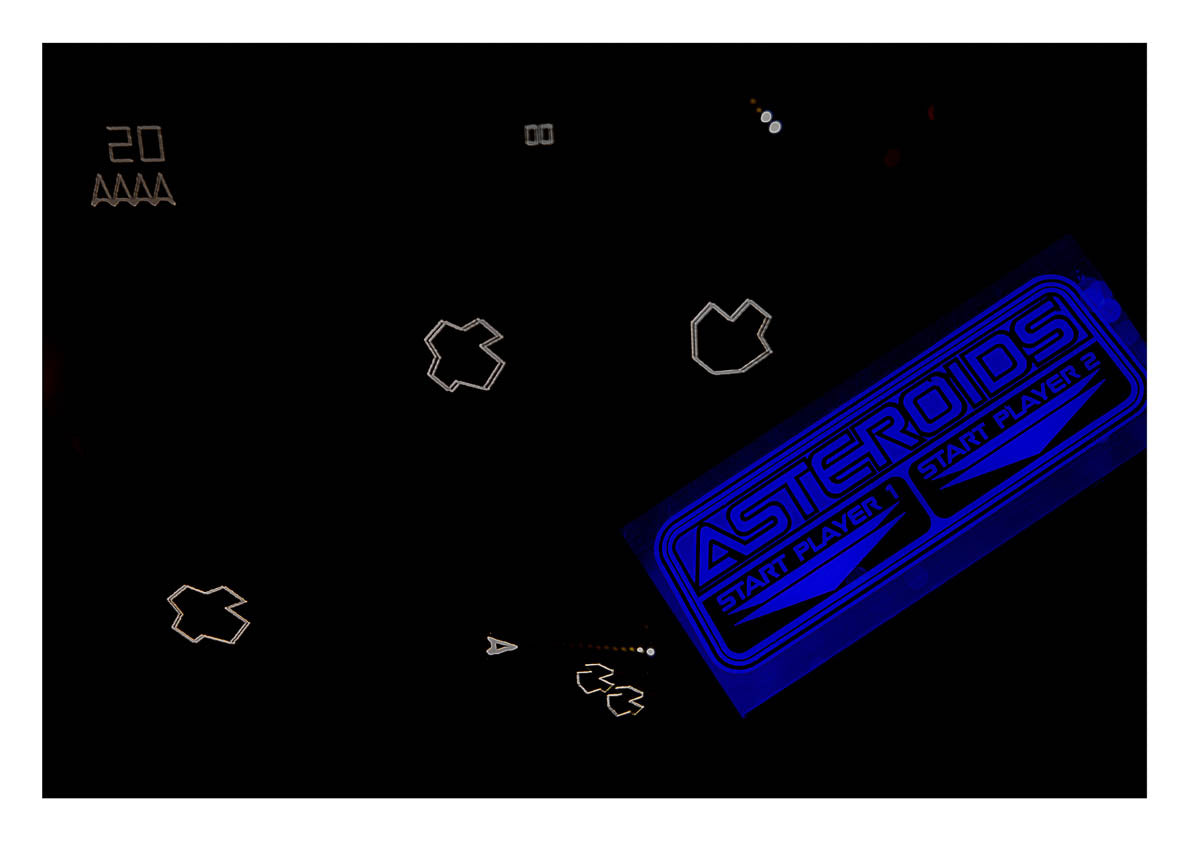 SSF - Asteroids retro arcade print
