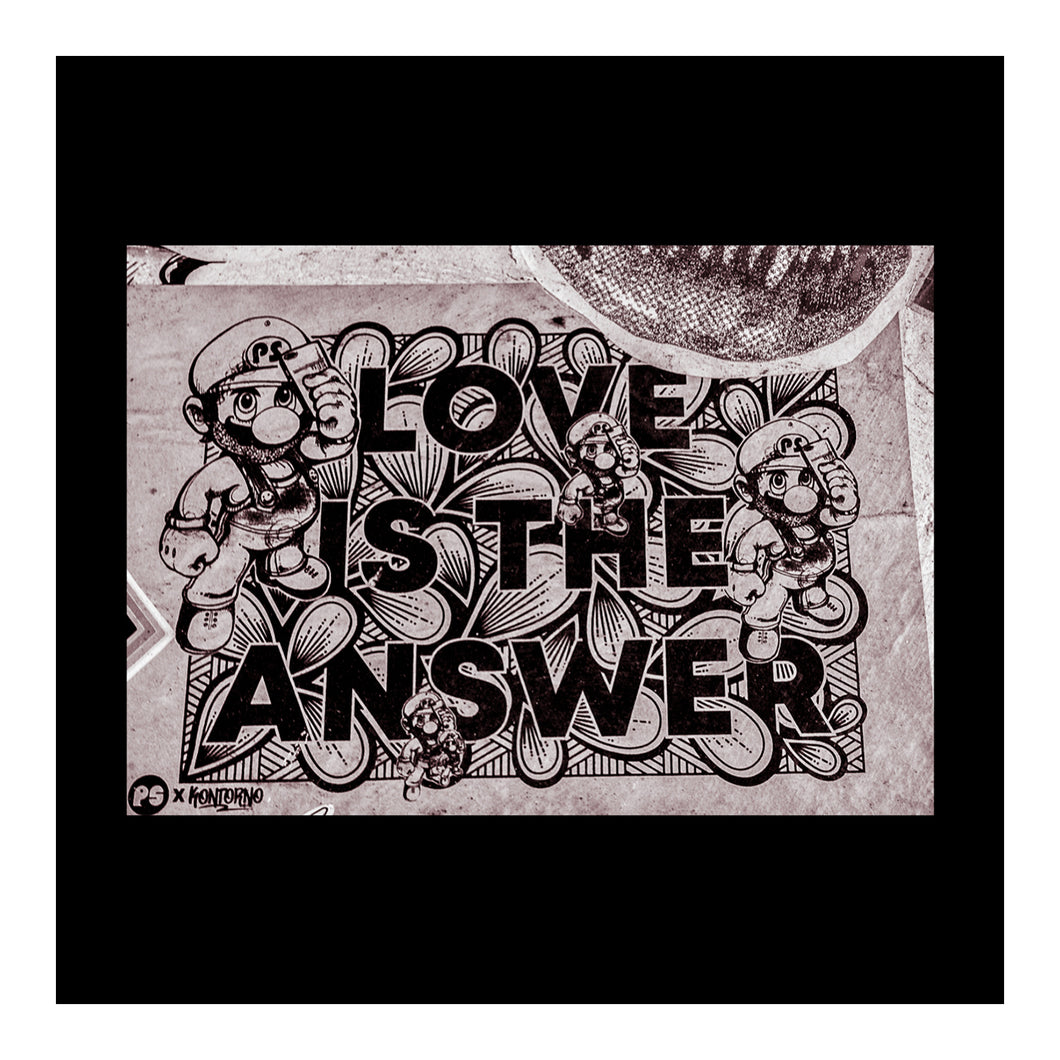 Love is the Answer Street Art print