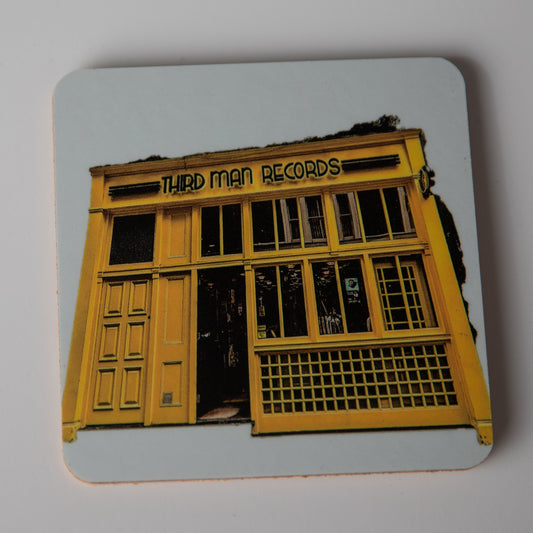 Third Man Records White coaster