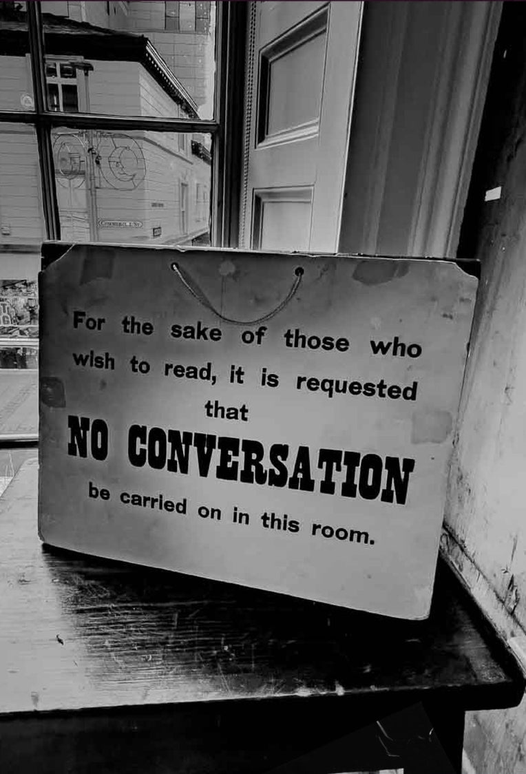 No Conversation, Leeds Library