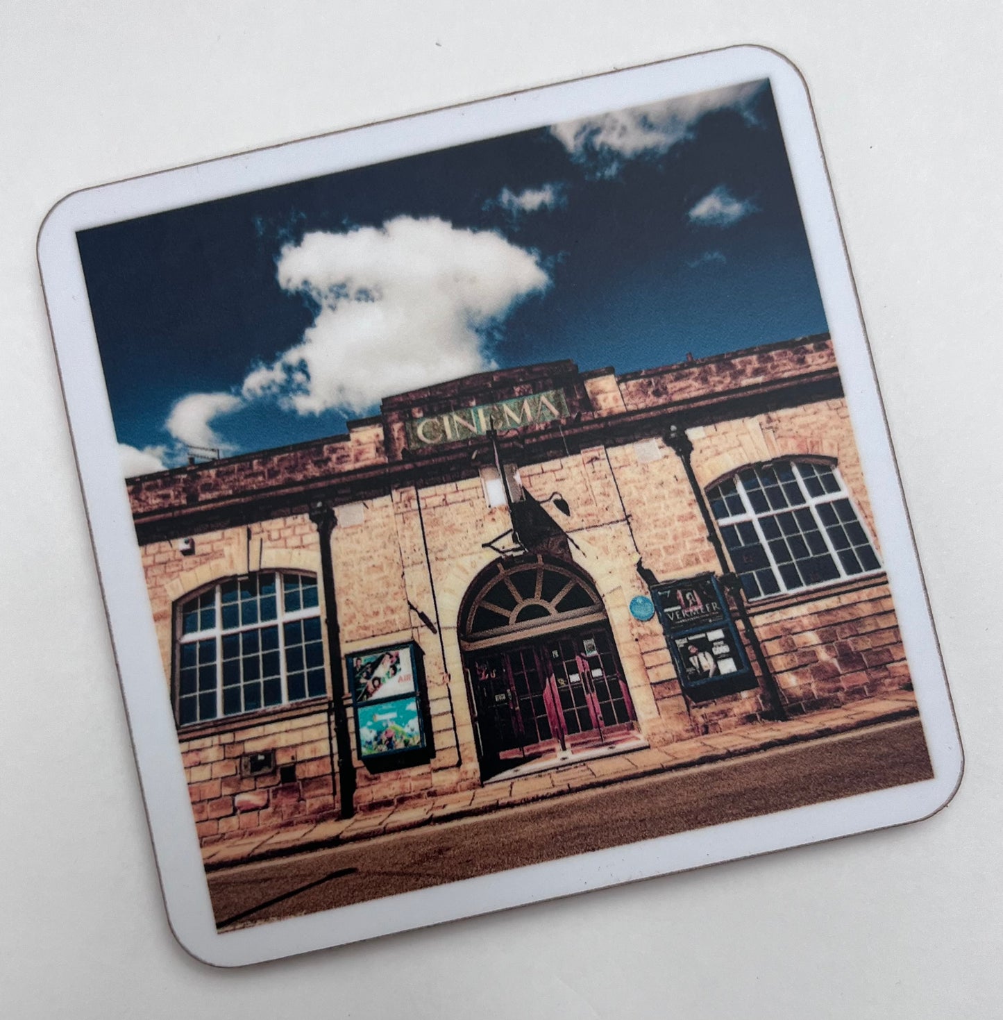 Cottage Road Cinema coaster