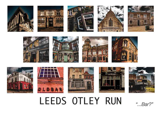 Leeds Otley Run poster white 90'S