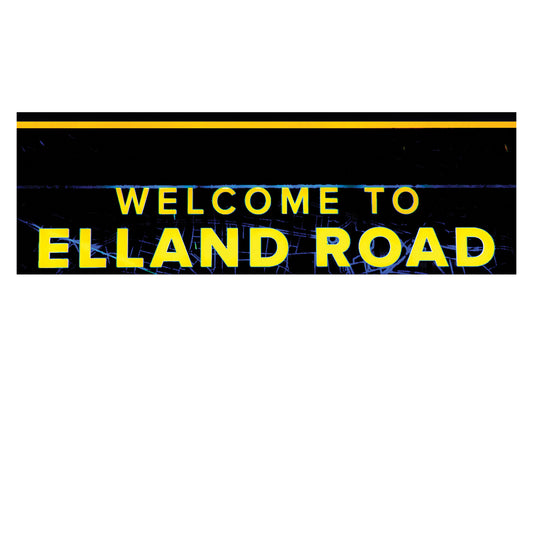 Welcome To Elland Road print White
