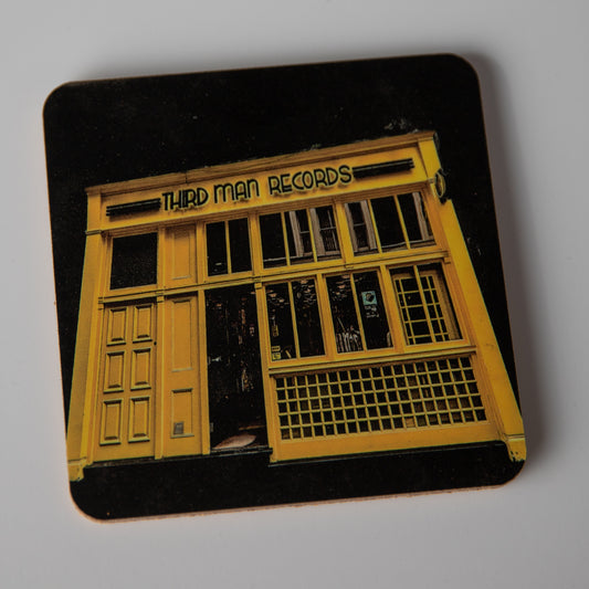 Third Man Records Black coaster