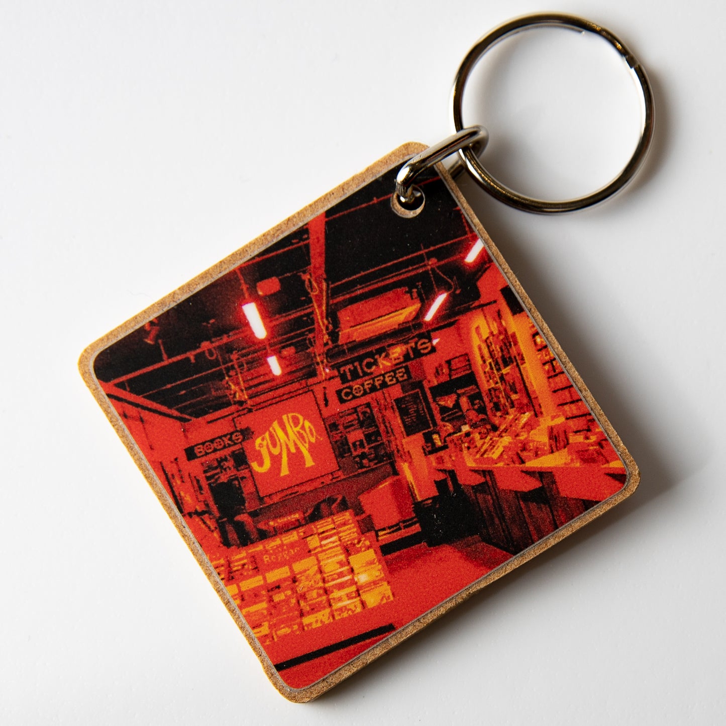 Jumbo Records Red Keyring