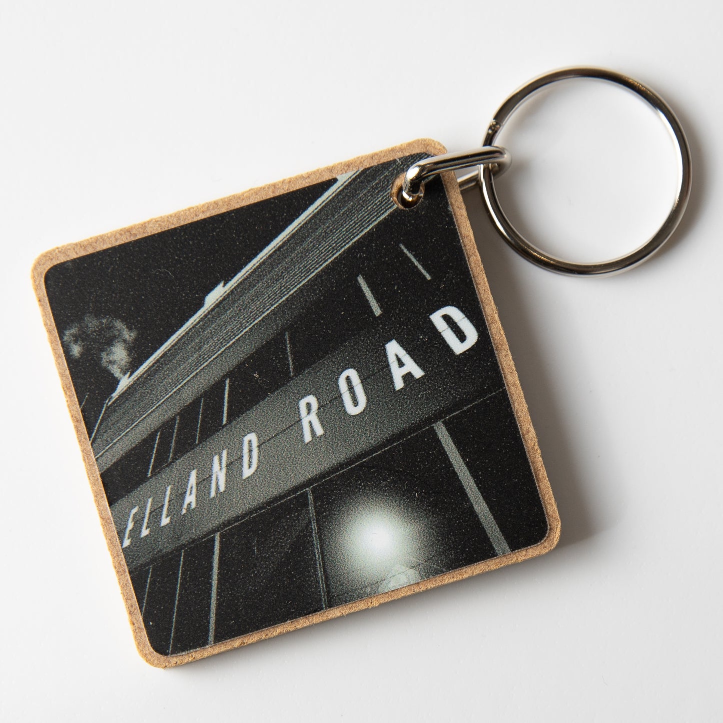 Elland Road Mono Keyring