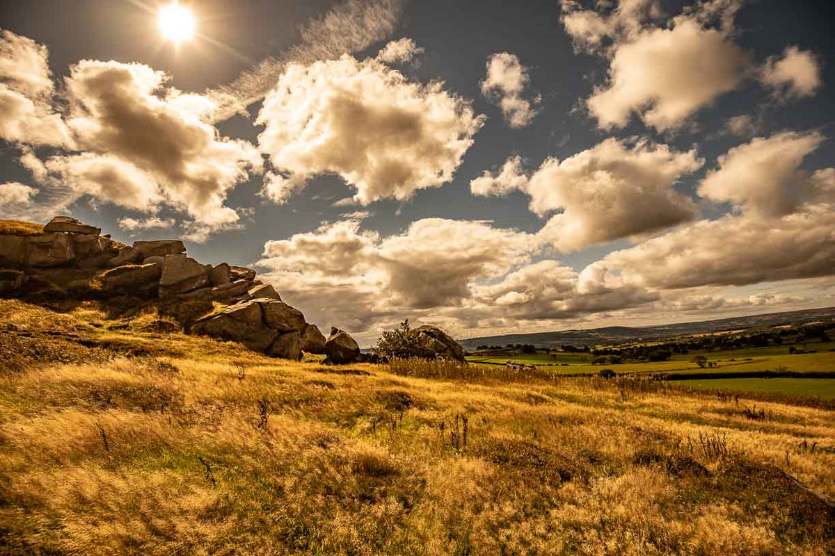 View from Almscliffe Crag