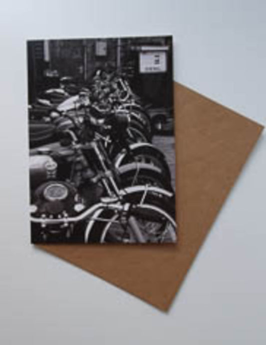 Bikes, Kettlewell Yorkshire art card
