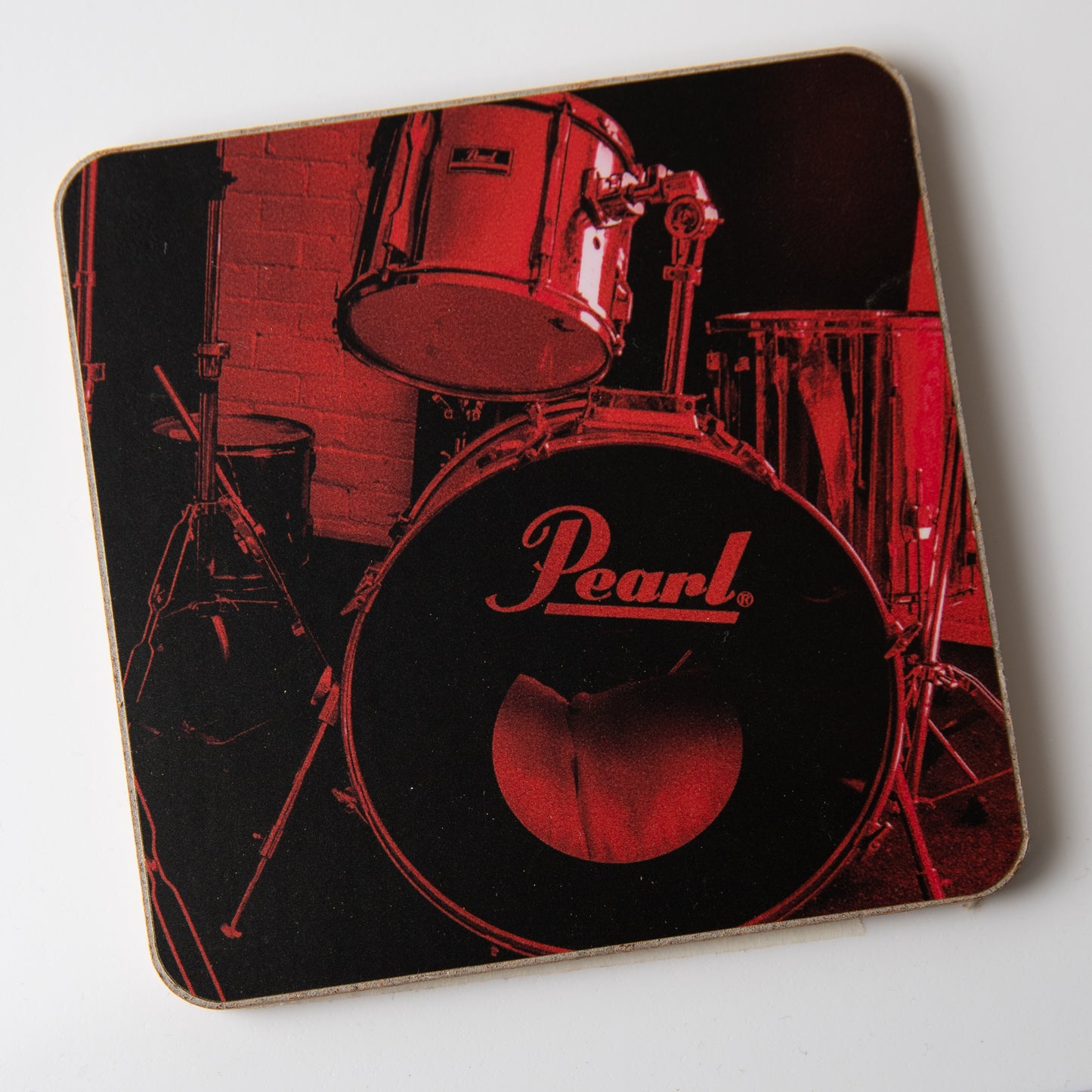 Pearl Drums coaster Red