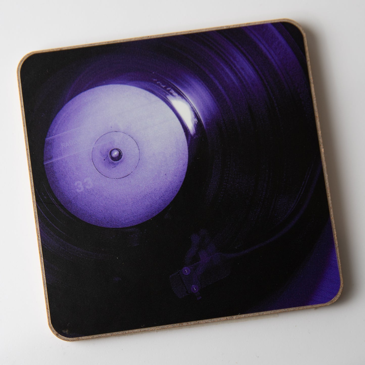Vinyl Record Purple coaster