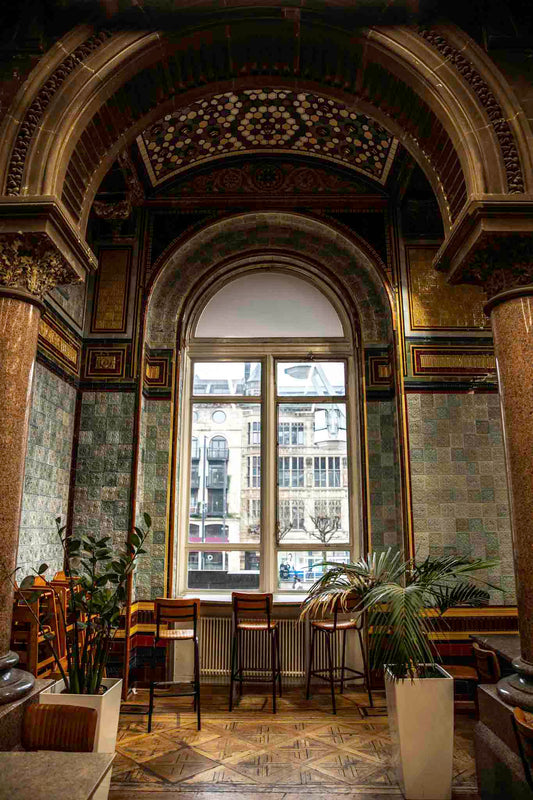 Tiled Hall Cafe Arch