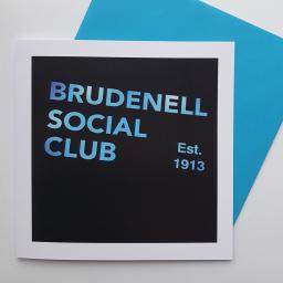 Brudenell Social Club Blue art card