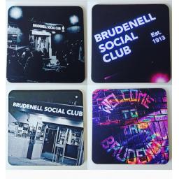 Brudenell Social Club coaster set