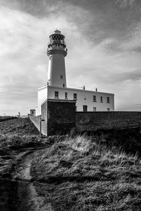 Flamborough Lighthouse Monochrome