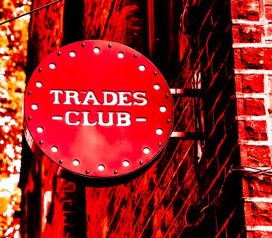 The Trades Club print Red
