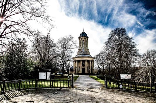 Saltaire Church print Colour