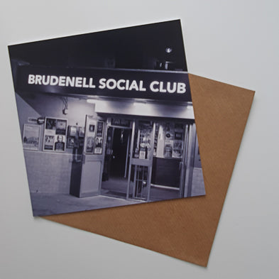 Brudenell Social Club grey art card