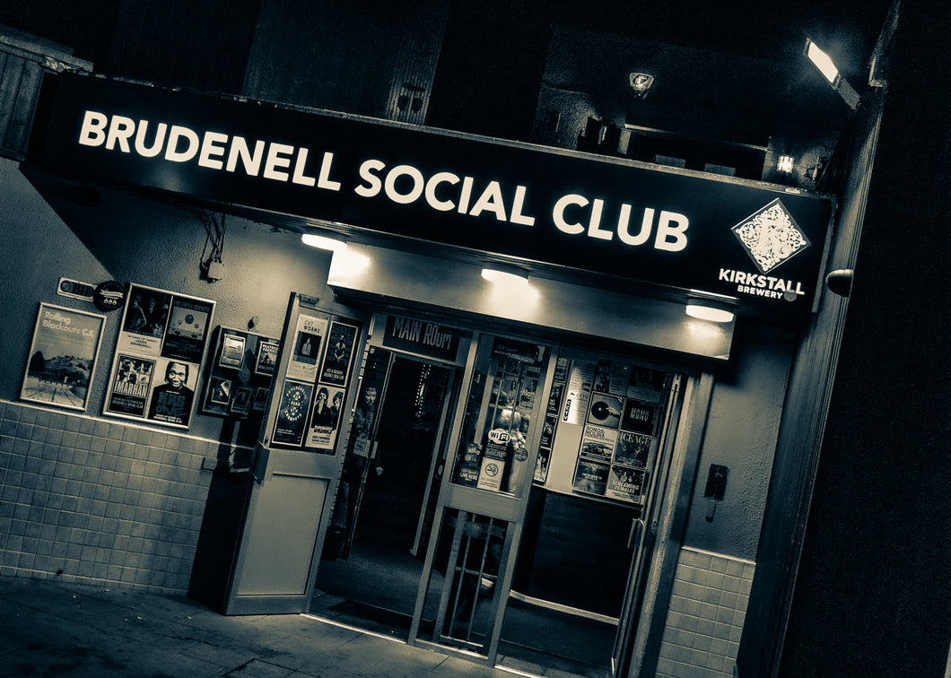 Brudenell Social Club two tone print